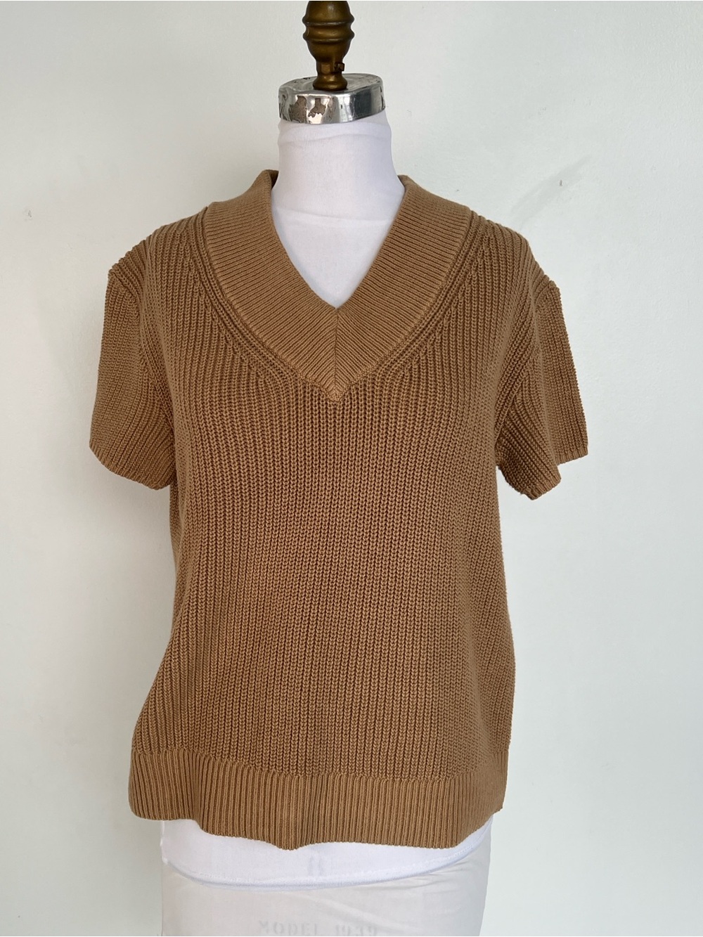 EUC! Haven Well Within Organic Cotton V-Neck Sweater Size Small
